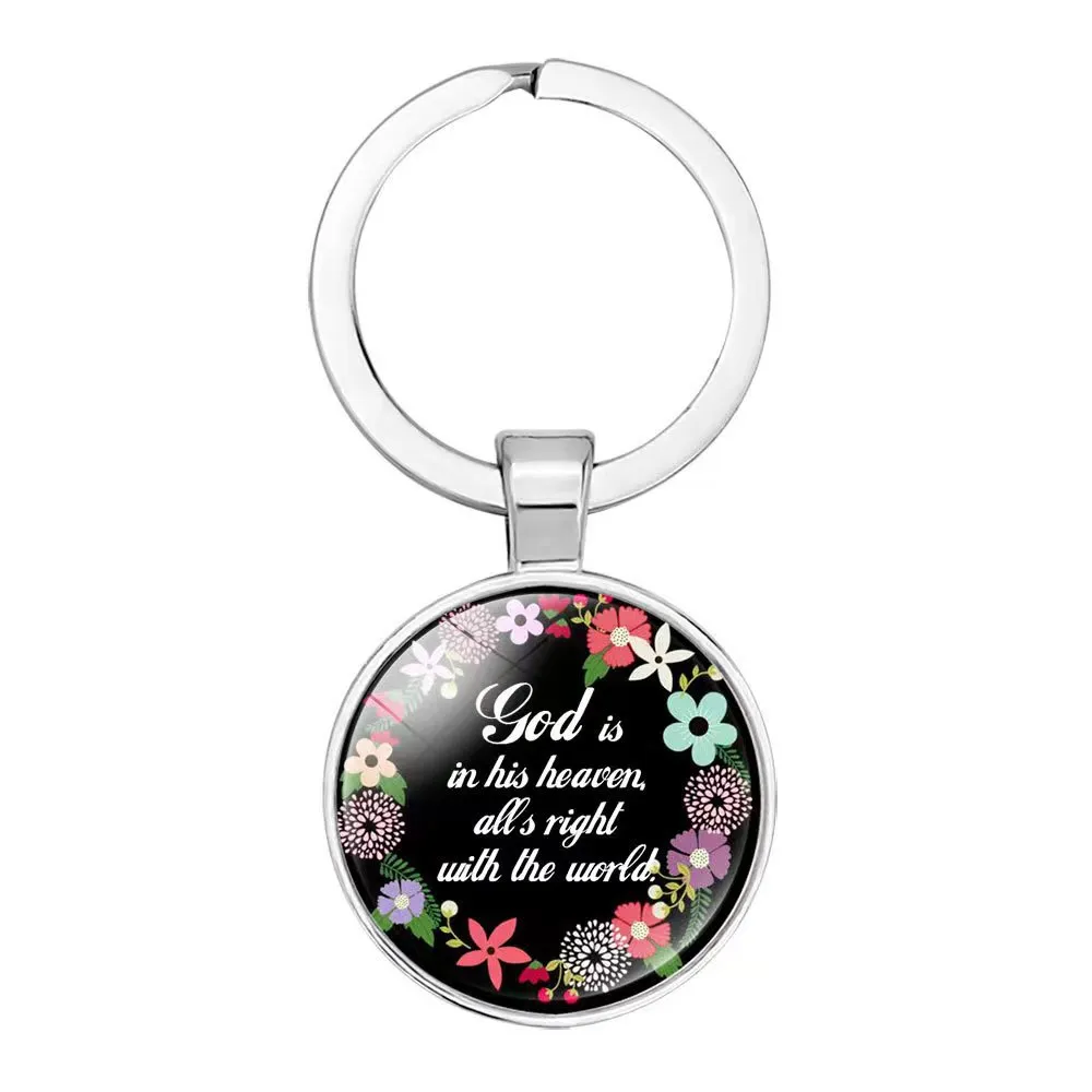 Inspirational Quote Keychain – Classic Saying Pendant, Unisex Motivational Keyring Accessory for Men & Women